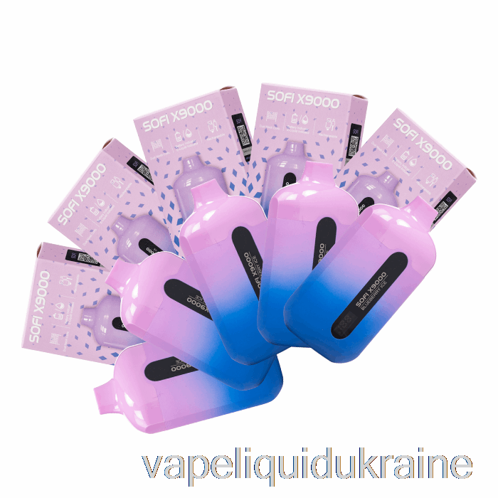Vape Ukraine [10-Pack] SOFI X9000 0% Zero Nicotine Smart Disposable